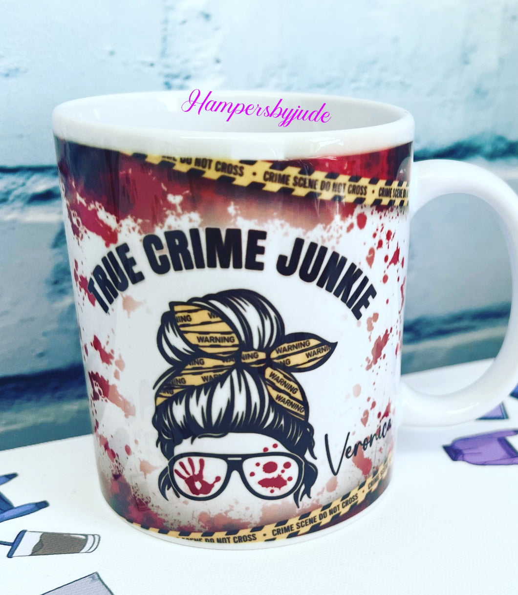 True crime junkie mug