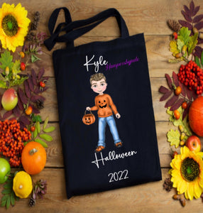 Halloween tote bags