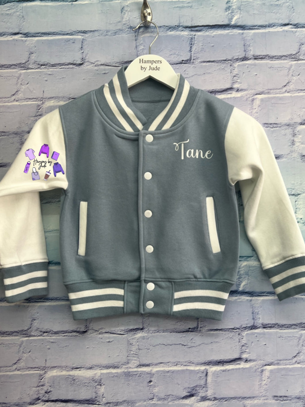 Varsity style childrens jacket