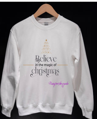 Believe in the magic of Christmas sweater