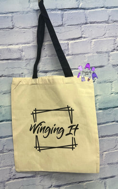 Winging it tote bag