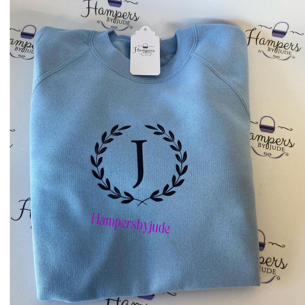 Monogram initial jumper