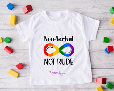 Non verbal not rude tshirt