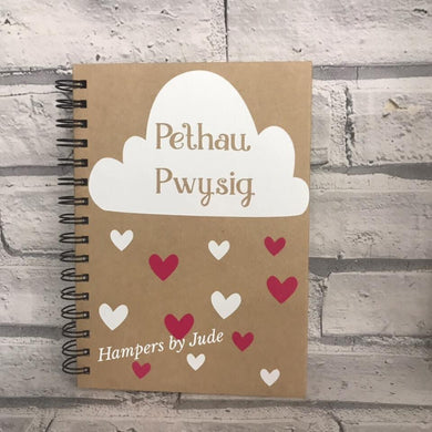 Pethau pwysig notebook