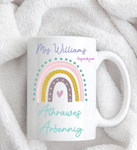 Load image into Gallery viewer, Teacher rainbow mugs