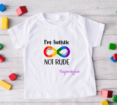 I’m autistic not rude tshirt