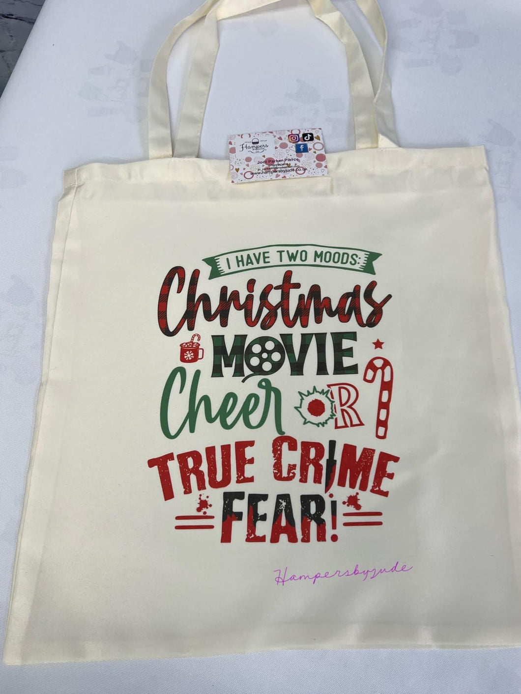 Christmas movie tote
