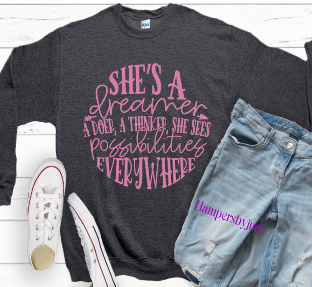 She’s a dreamer sweater