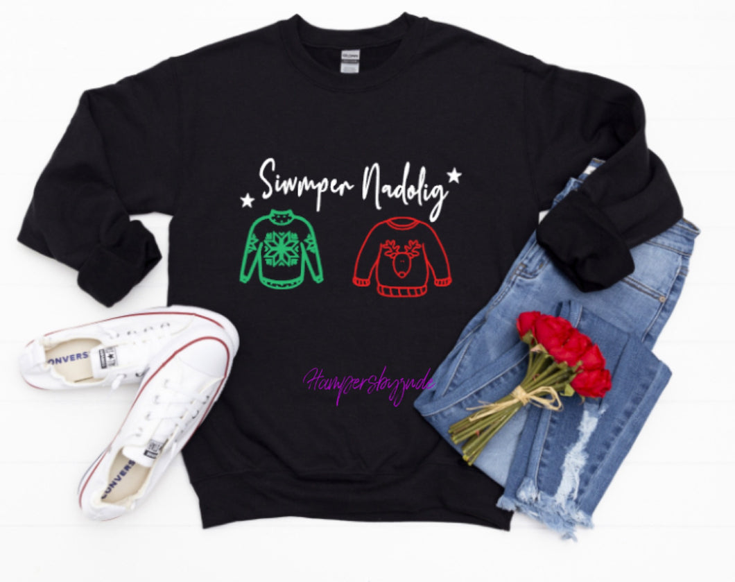 Siwmper nadolig sweater