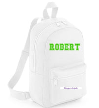 Load image into Gallery viewer, Personalised backpacks