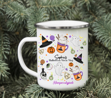 Halloween enamel cup