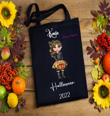 Halloween tote bags