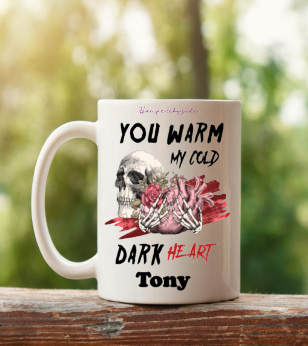 You warm my cold heart mug