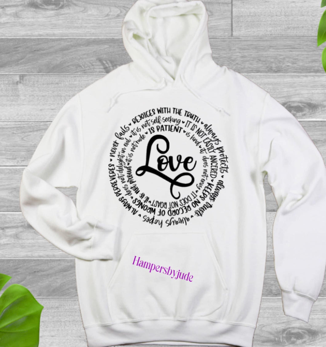 Love is hoodie