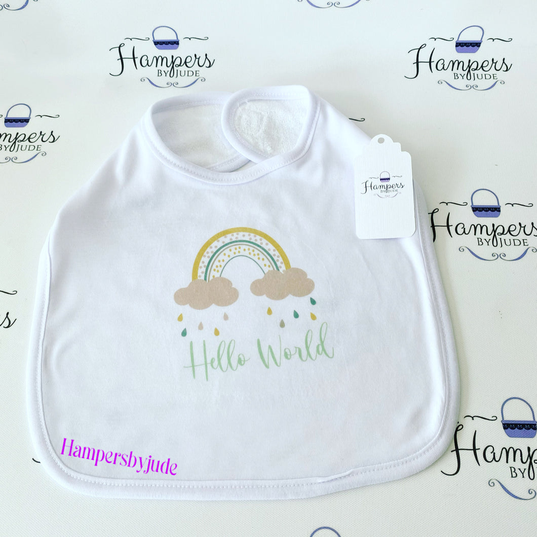 Personalised baby bib