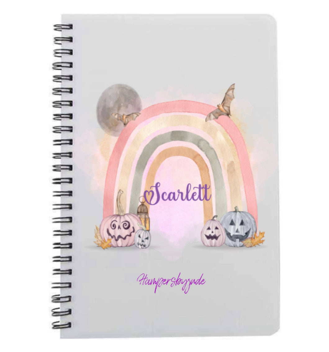 Autumn Halloween notebook