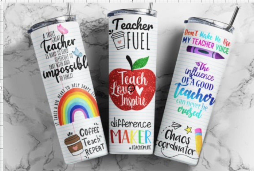 Teacher tumbler