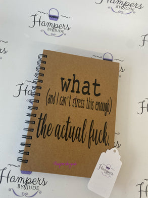 What the actual f notebook