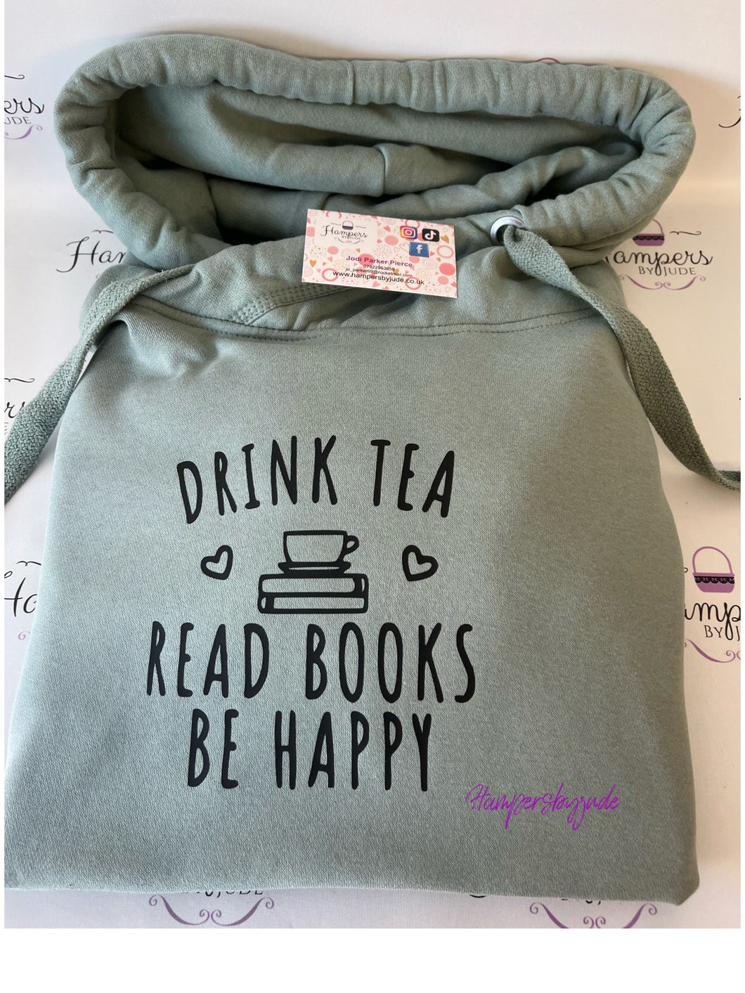 Drink tea read books be happy