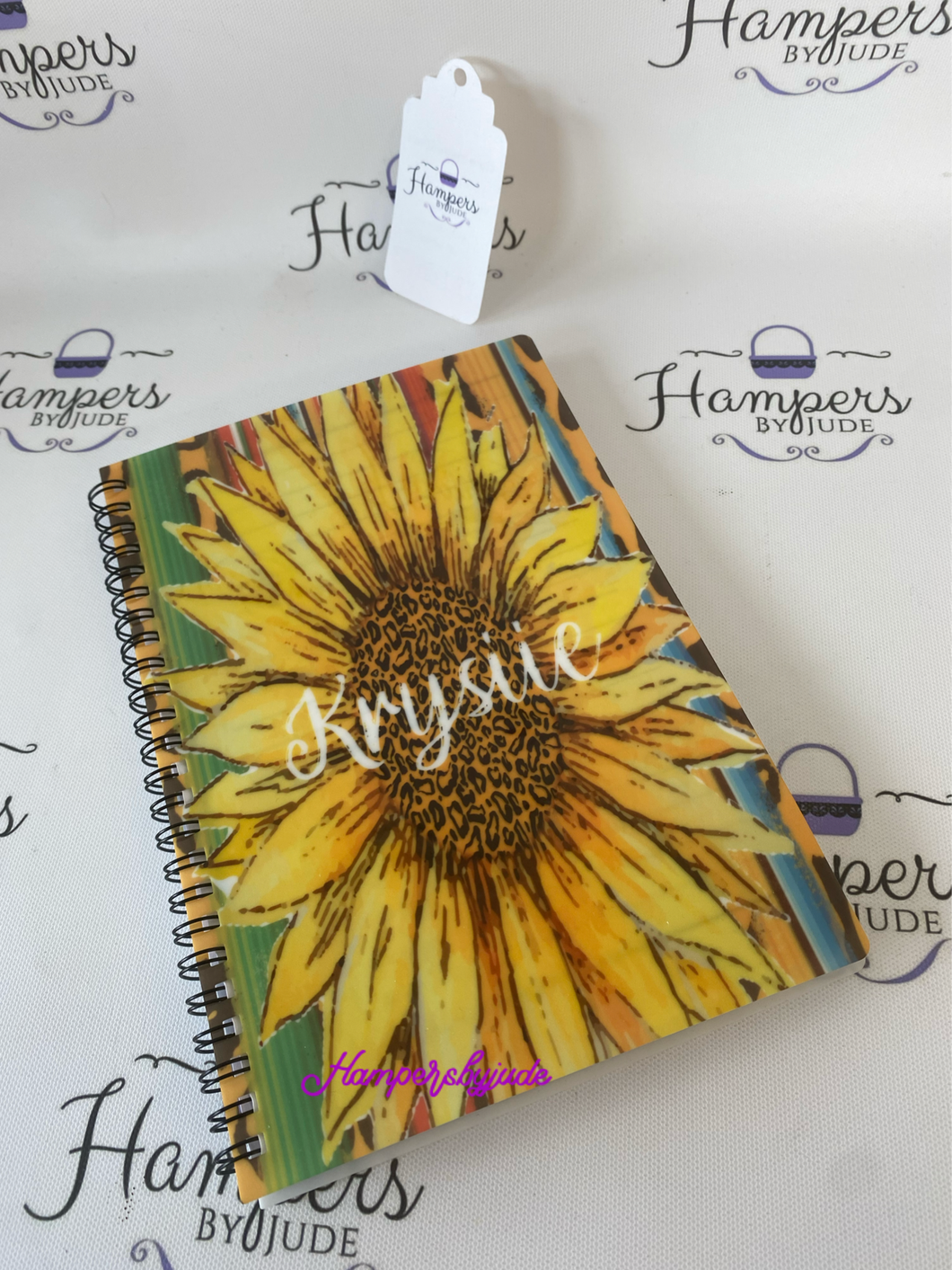 Sunflower notebook