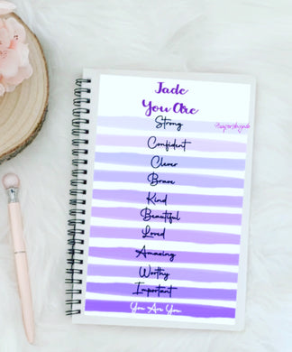 You are affirmations note book