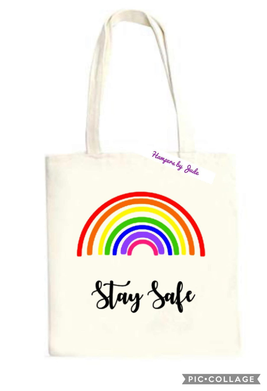 Stay safe tote bag