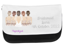 Load image into Gallery viewer, Bridesmaid makeup bag