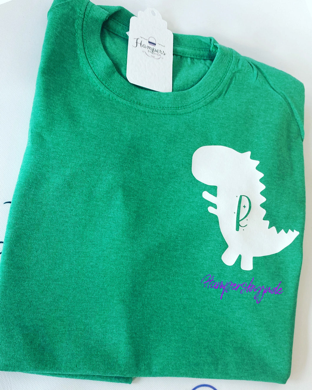 Dino initial tshirt