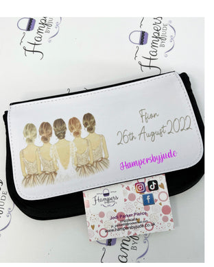 Bridesmaid makeup bag