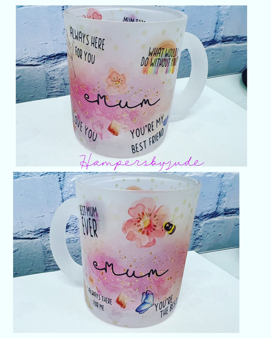 Mum glass mug