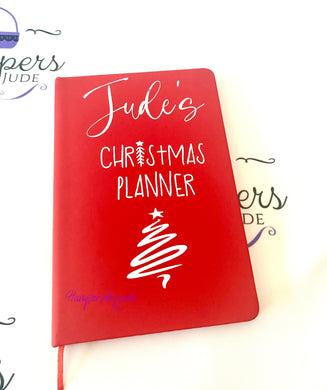 Personalised Christmas planner