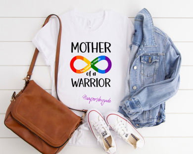 Mother of a warrior tshirt