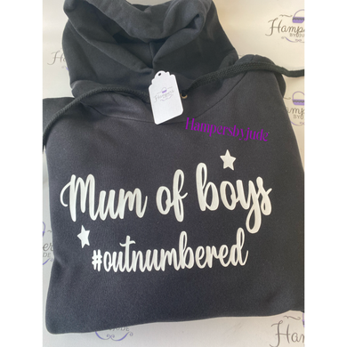 Mum of boys hoodie