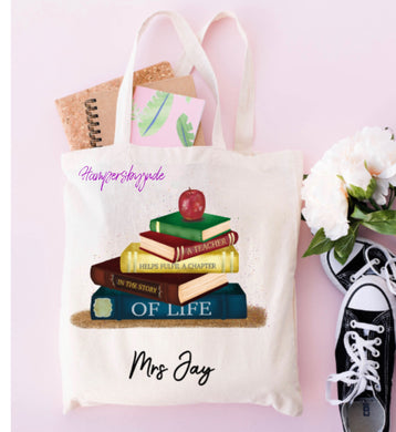 Book tote bag