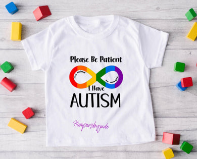 please be patient autism tshirt